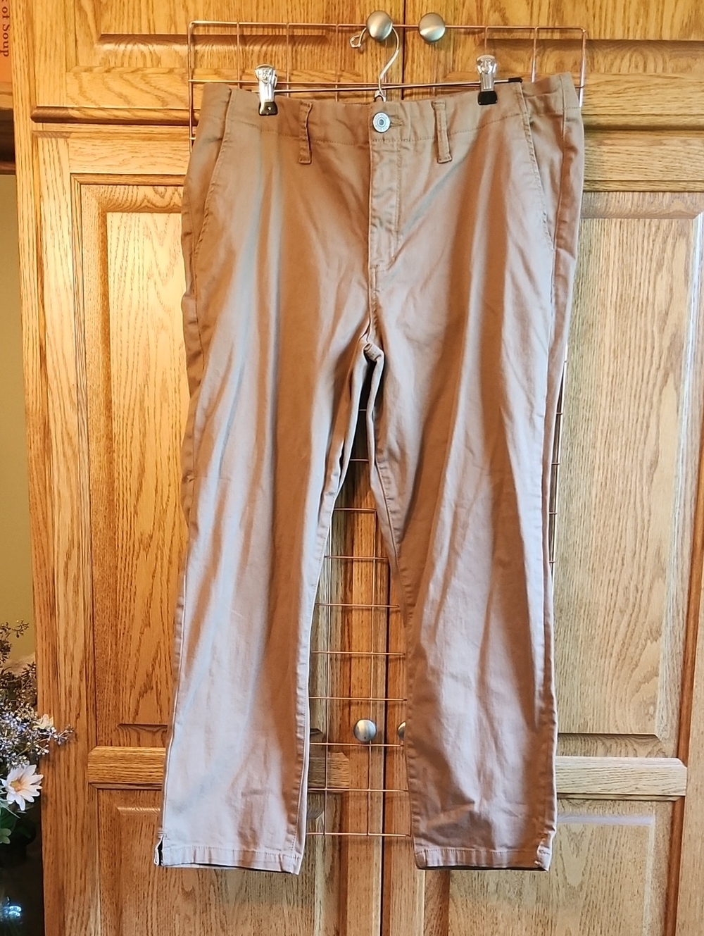 STS Blue Gigi Midrise Pants in Light Brown, Size 32